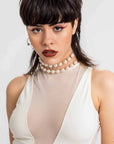 Women's Pearl Choker | Elegant Pearl Necklace | PERLENSAU