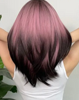 Short Pink Ombre Wig