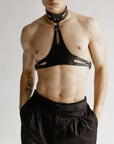 Anoeses black harness for men